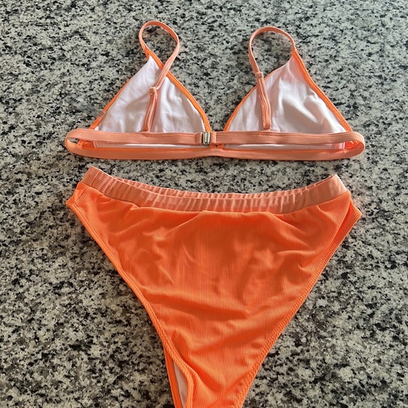 Plus Size Orange Bikini - Picture 2 of 3